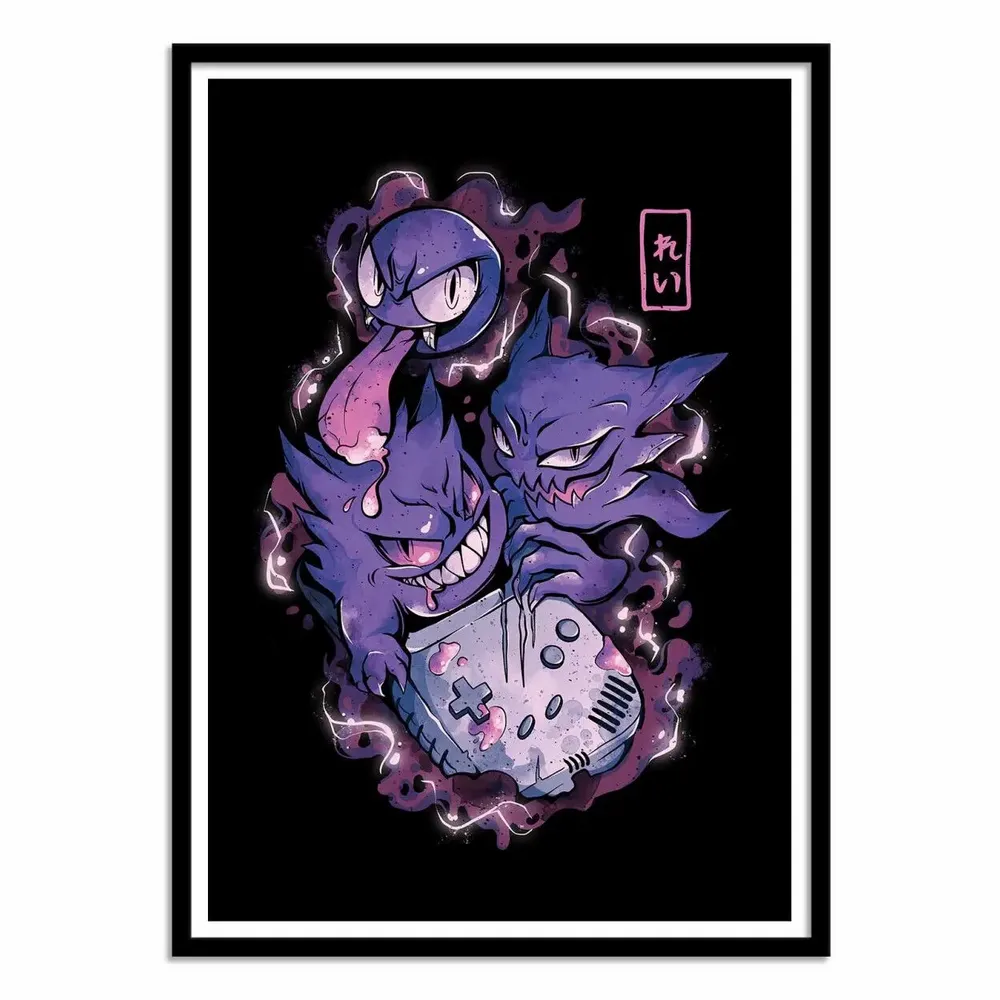 Poster - Art-Poster - The ghost type - EduEly - WALL EDITIONS