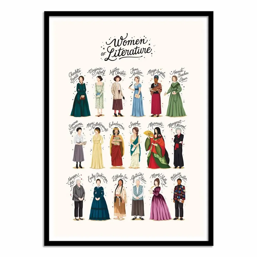 Affiches - Affiche - Women of Literature - Nour Tohme - WALL EDITIONS