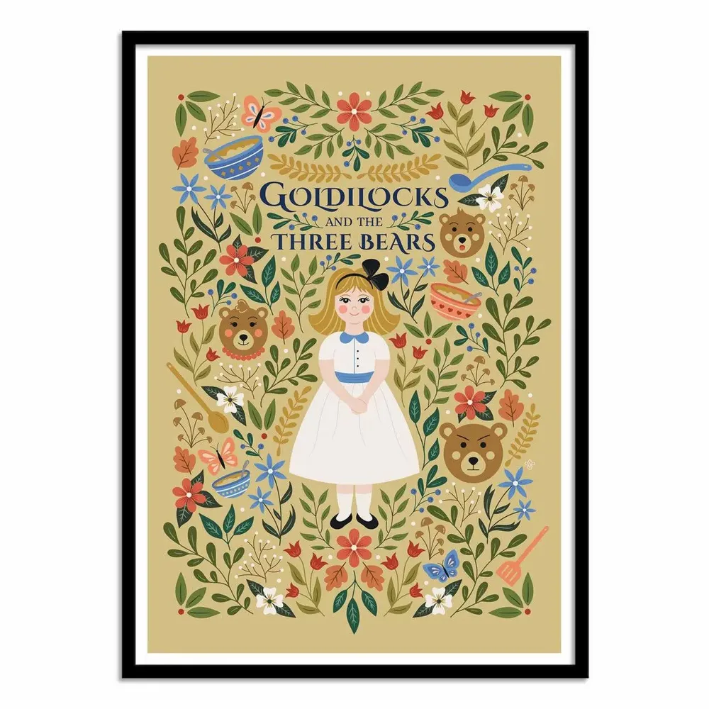 Poster - Art-Poster - Goldilocks - Vesna Skorshnek - WALL EDITIONS