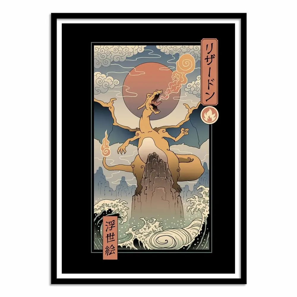 Poster - Art-Poster - Fire Dragon - Vincent Trinidad - WALL EDITIONS