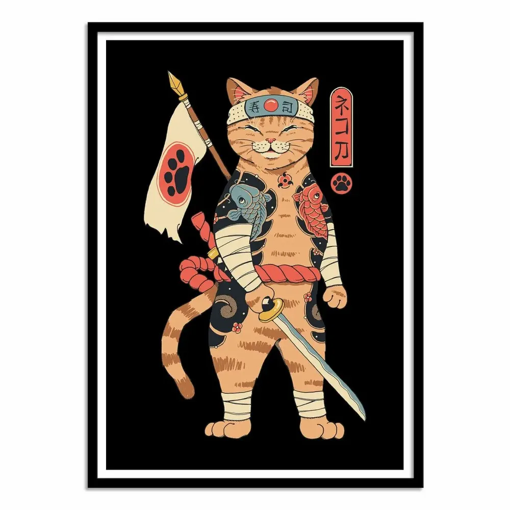 Poster - Art-Poster - Neko Shogun - Vincent Trinidad - WALL EDITIONS