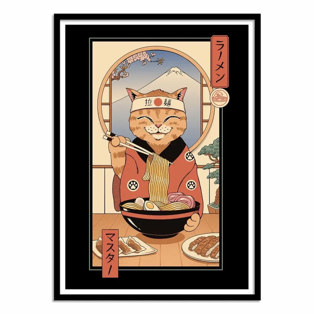 Affiches - Affiche - Ramen Meowster - Vincent Trinidad - WALL EDITIONS