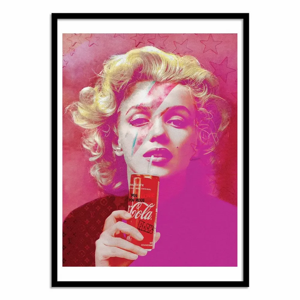 Poster - Art-Poster - Marylin Version 3 - Mr Pablo Costa - WALL EDITIONS