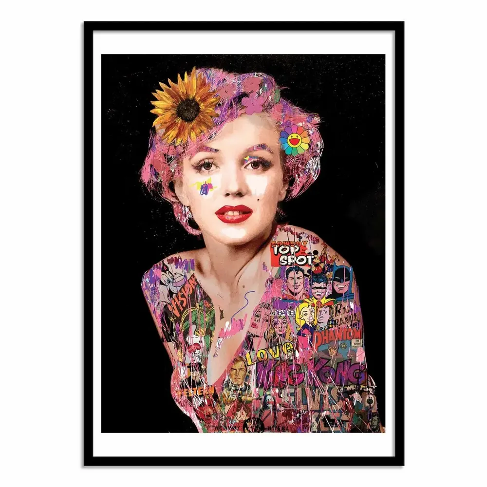 Poster - Art-Poster - Marylin Version 2 - Mr Pablo Costa - WALL EDITIONS