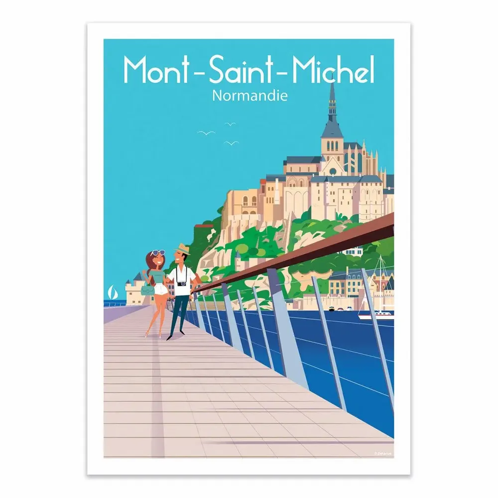 Affiches - Affiche - Mont Saint-Michel - Raphael Delerue - WALL EDITIONS