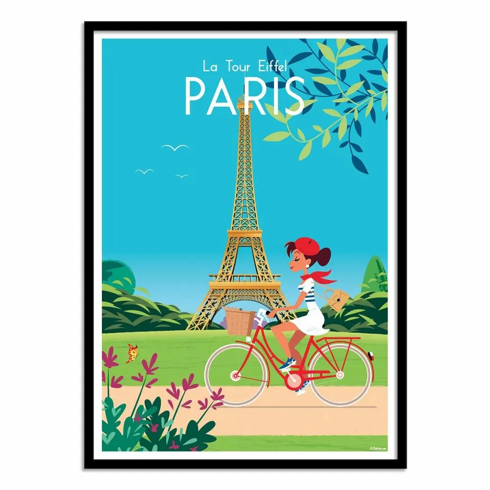 Affiches - Affiche - Paris la tour Eiffel - Raphael Delerue - WALL EDITIONS