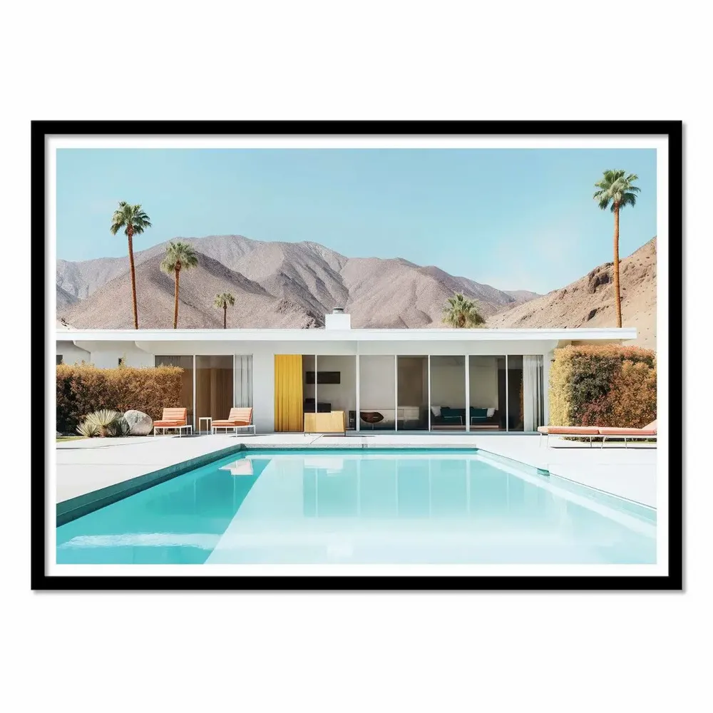 Poster - Art-Poster - California Palm Springs - Philippe Hugonnard - WALL EDITIONS