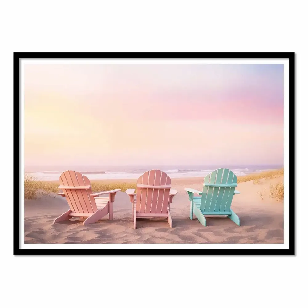 Affiches - Affiche - California Pastel Beach - Philippe Hugonnard - WALL EDITIONS