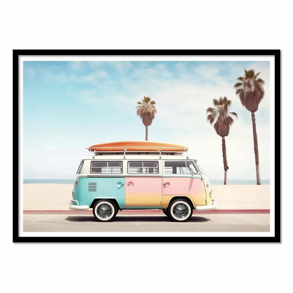 Poster - Art-Poster - California Van - Philippe Hugonnard - WALL EDITIONS