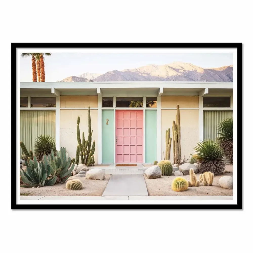Affiches - Affiche - Palm Springs Mid-century - Philippe Hugonnard - WALL EDITIONS