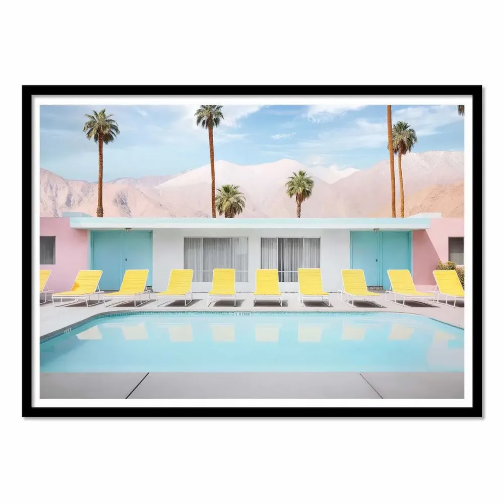 Affiches - Affiche - Palm Springs Pool day - Philippe Hugonnard - WALL EDITIONS