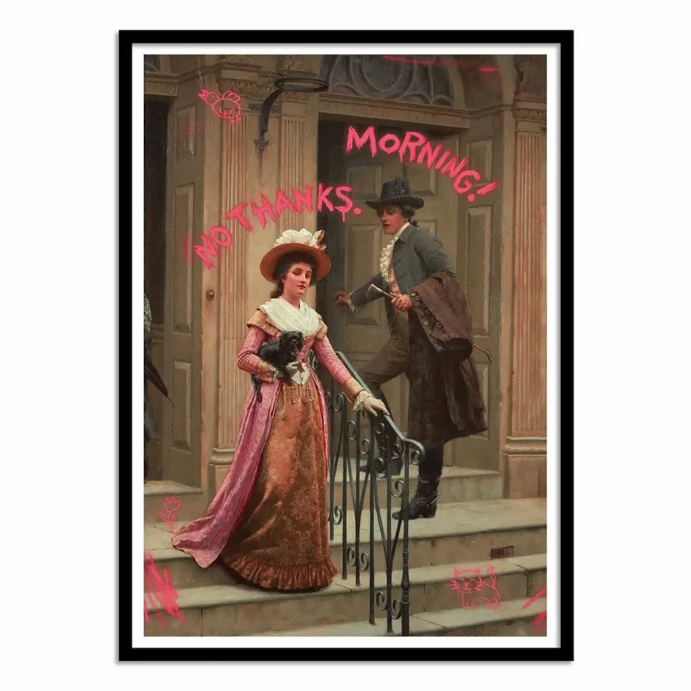 Affiches - Affiche - No thanks - Jonas Loose - WALL EDITIONS