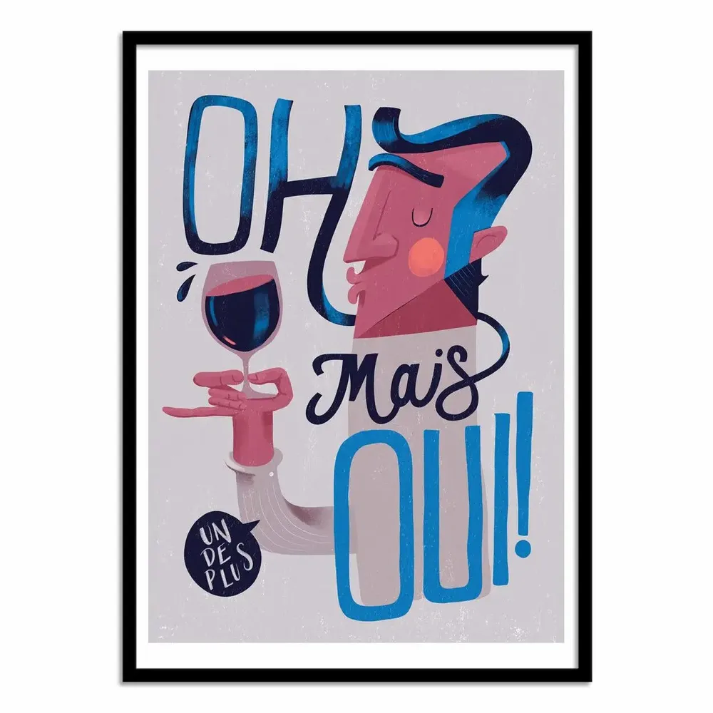 Poster - Art-Poster - Oh mais oui - Mark Harrison - WALL EDITIONS