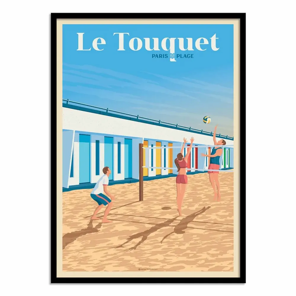 Affiches - Affiche - Le Touquet - Olahoop Travel Posters - WALL EDITIONS