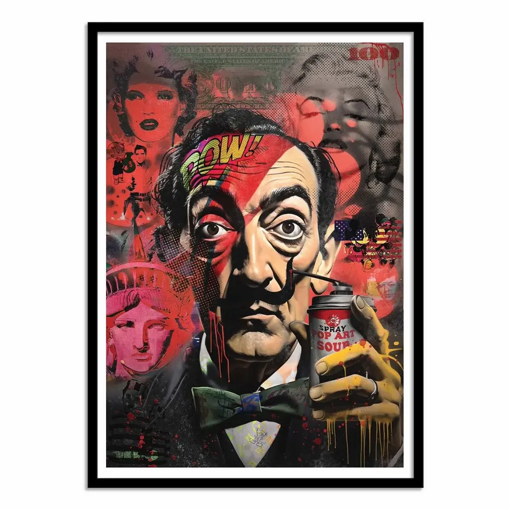 Affiches - Affiche - Dali go to the USA - Pablo Costa - WALL EDITIONS