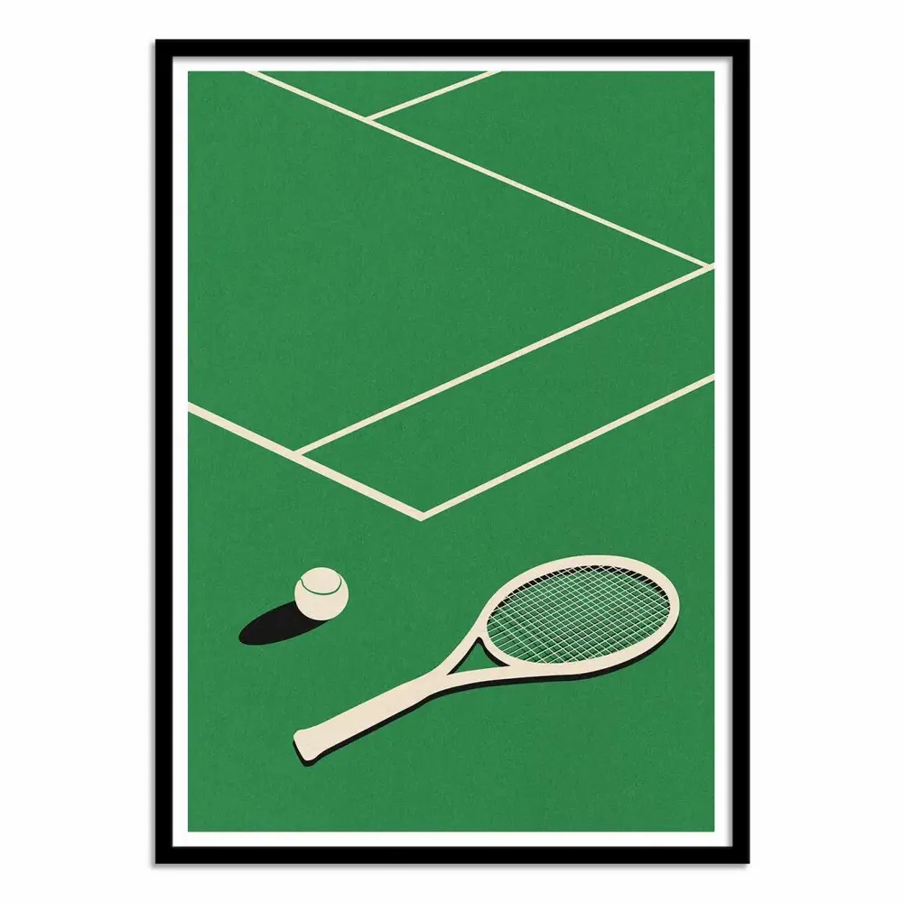 Poster - Art-Poster - Lawn Tennis club - Rosi Feist - WALL EDITIONS