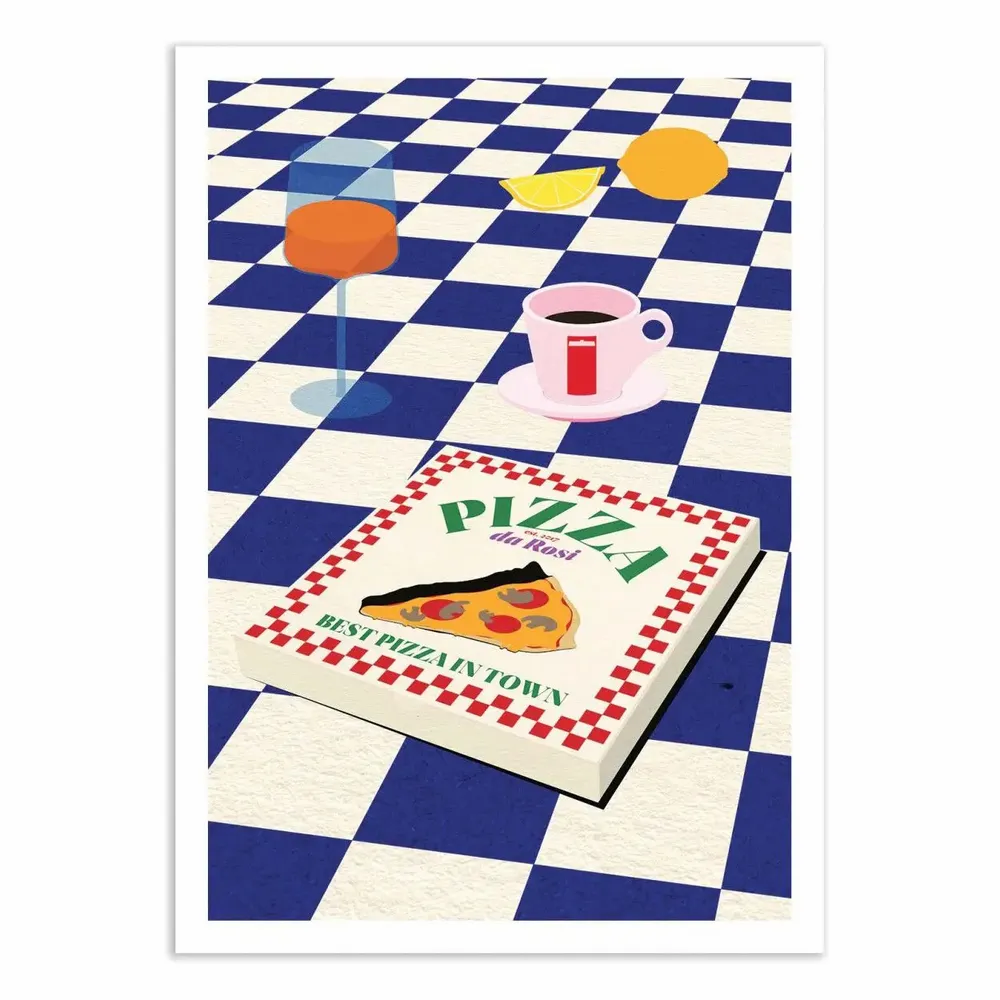 Poster - Art-Poster - Pizza da Rosi - Rosi Feist - WALL EDITIONS