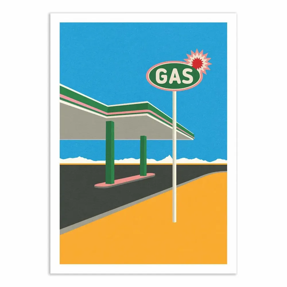 Affiches - Affiche - Spark Gas Station - Rosi Feist - WALL EDITIONS