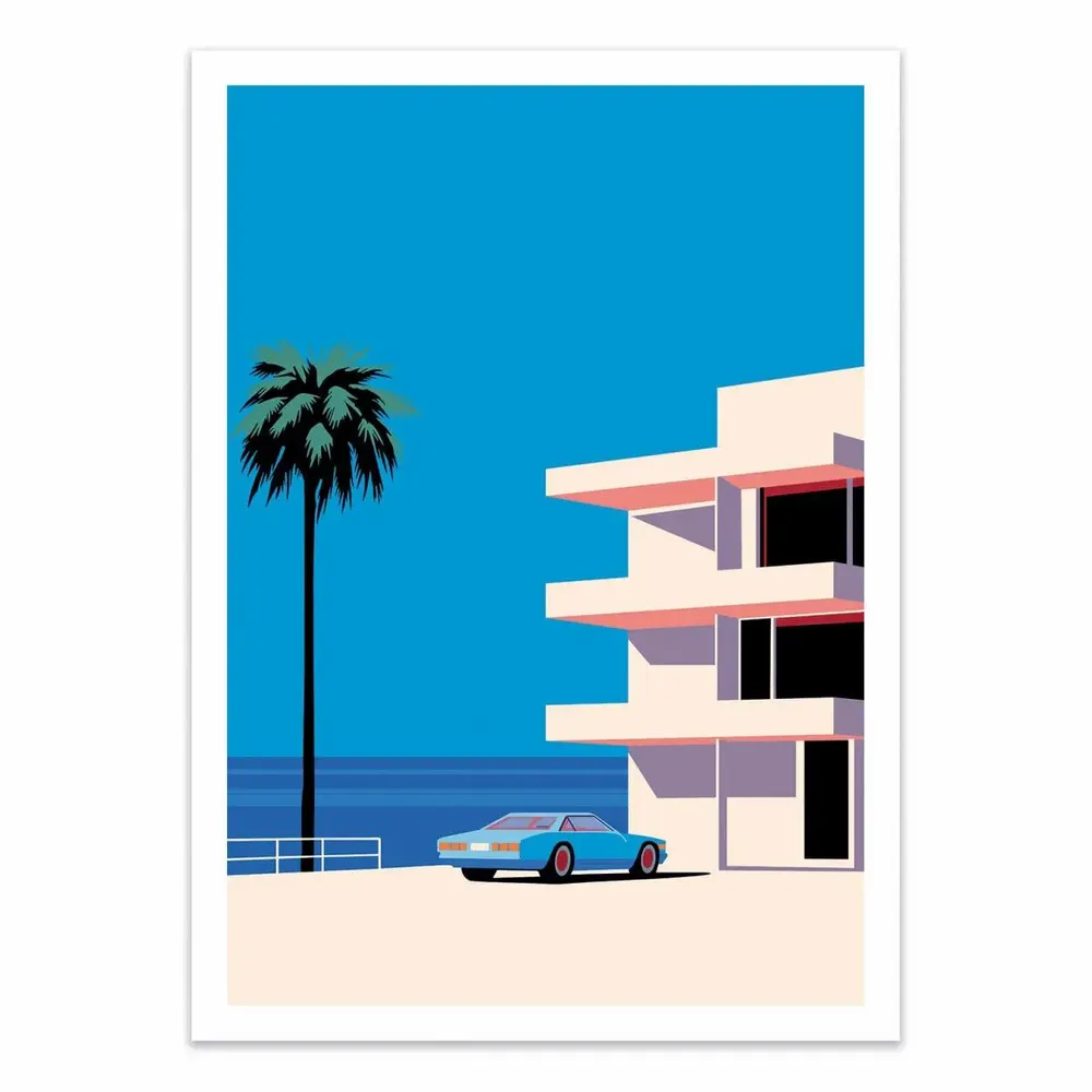 Affiches - Affiche - Seaview parking - Vistas Studio - WALL EDITIONS