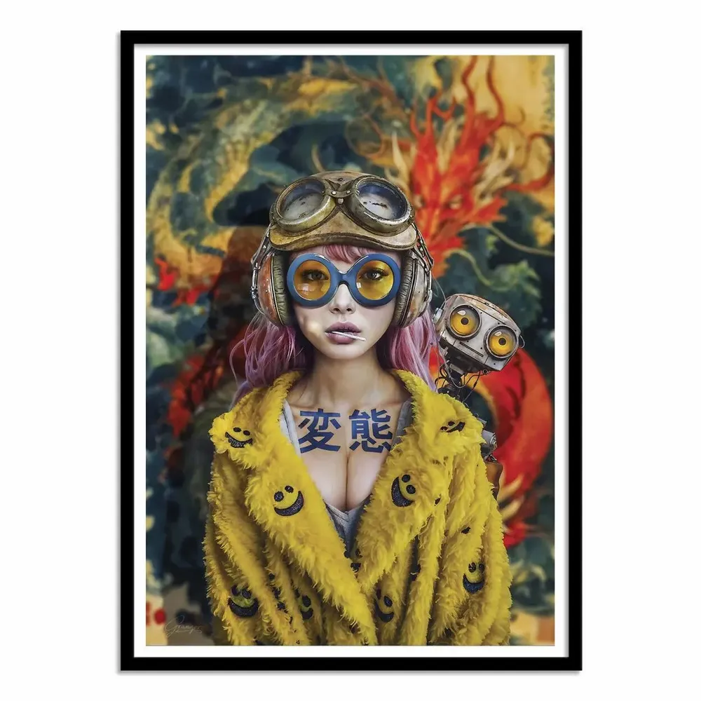 Poster - Art-Poster - Manga Girl - Alexandre Granger - WALL EDITIONS