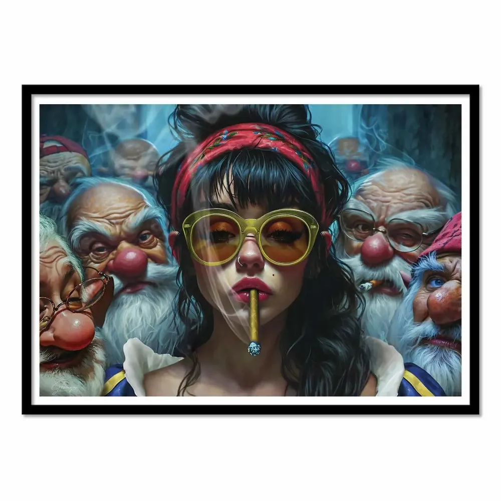 Poster - Art-Poster - Snow white - Alexandre Granger - WALL EDITIONS