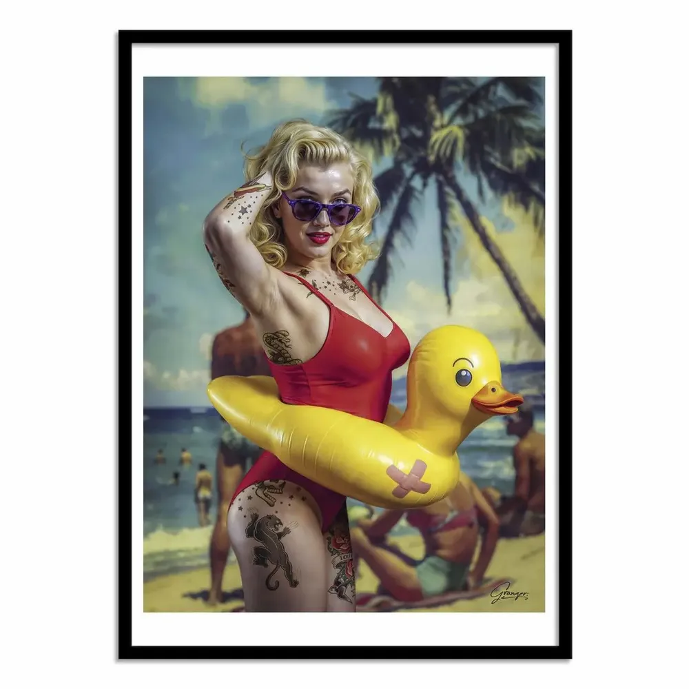 Poster - Art-Poster - California Girl - Alexandre Granger - WALL EDITIONS
