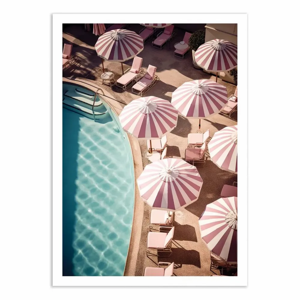 Affiches - Affiche - Glamorous Pool - Grace Digital Art Co - WALL EDITIONS