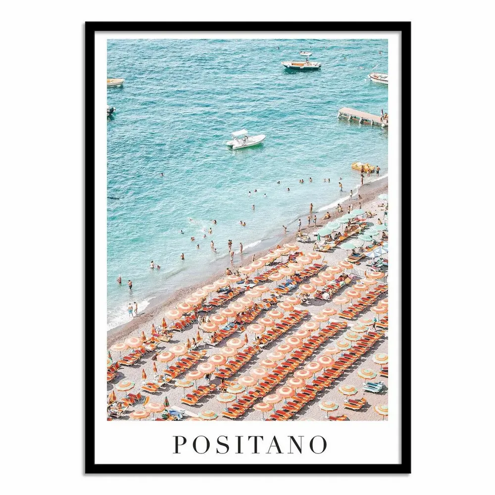 Poster - Art-Poster - Positano Travel - Grace Digital Art Co - WALL EDITIONS