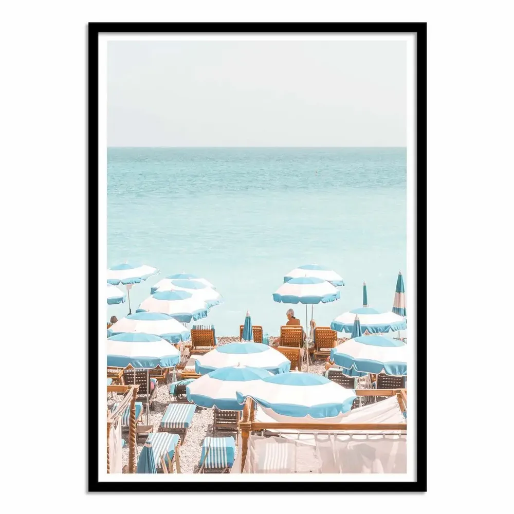 Poster - Art-Poster - Riviera Blue - Grace Digital Art Co - WALL EDITIONS