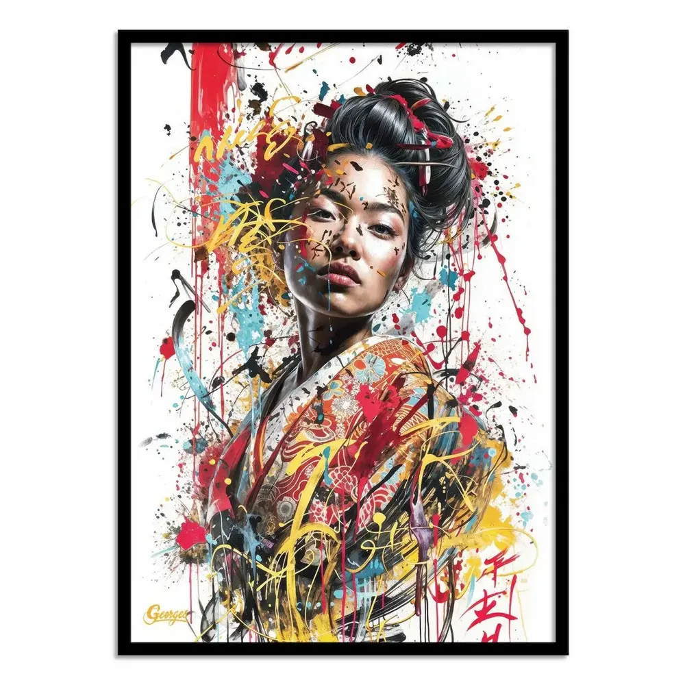 Poster - Art-Poster - Geisha Version 2 - Georges - WALL EDITIONS