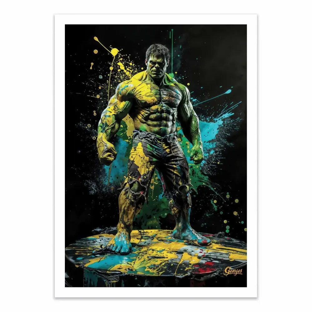 Poster - Art-Poster - Hulk Version 2 - Georges - WALL EDITIONS