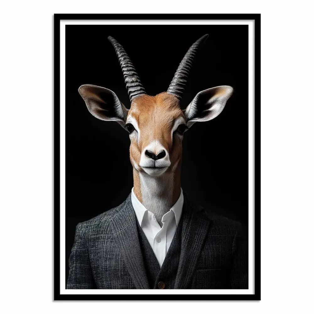 Poster - Art-Poster - Antelope Wild Suits - Philippe Hugonnard - WALL EDITIONS