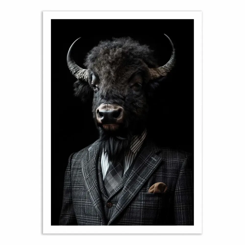 Poster - Art-Poster - Buffalo Wild Suits - Philippe Hugonnard - WALL EDITIONS
