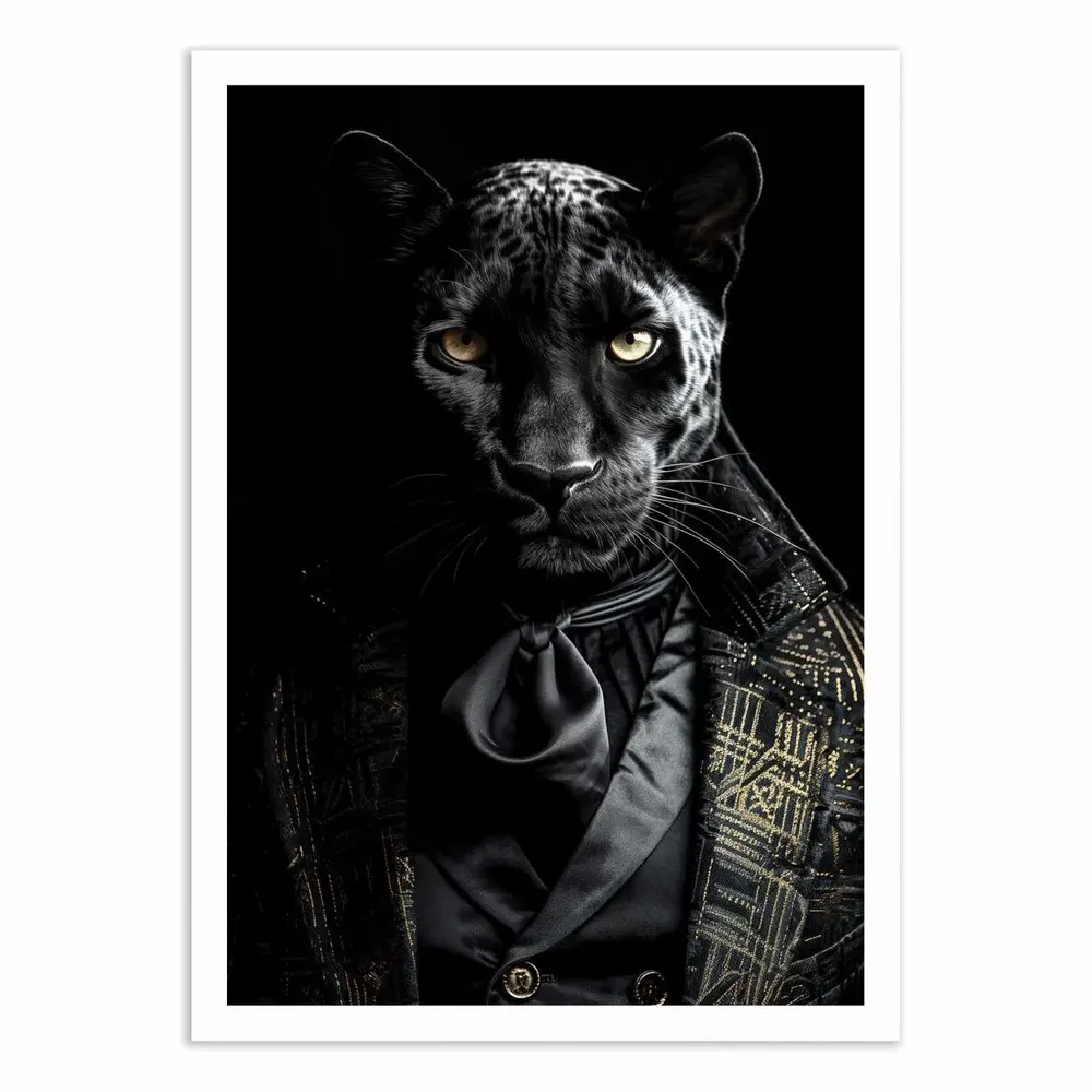 Poster - Art-Poster - Black Panther Wild Suits - Philippe Hugonnard - WALL EDITIONS