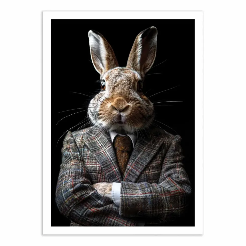 Affiches - Affiche - Hare Wild Suits - Philippe Hugonnard - WALL EDITIONS