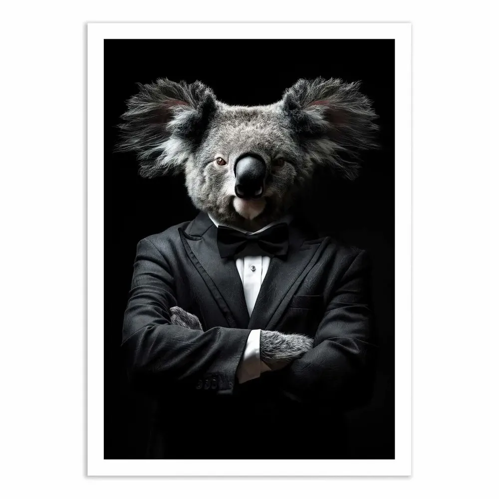 Poster - Art-Poster - Koala Wild Suits - Philippe Hugonnard - WALL EDITIONS