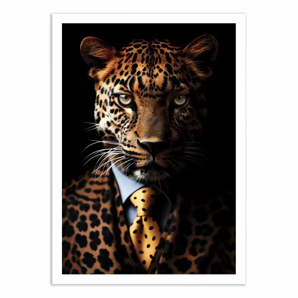 Affiches - Affiche - Leopard Wild Suits - Philippe Hugonnard - WALL EDITIONS