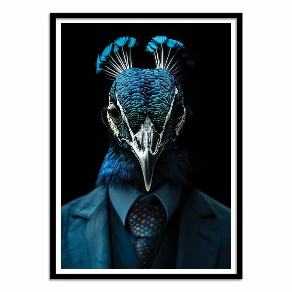 Poster - Art-Poster - Peacock Wild Suits - Philippe Hugonnard - WALL EDITIONS