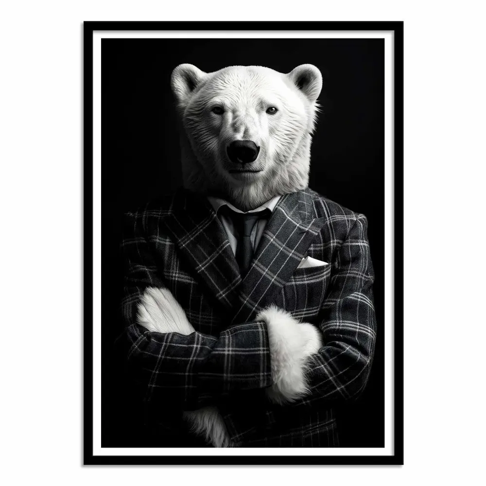 Affiches - Affiche - Polar Bear Wild Suits - Philippe Hugonnard - WALL EDITIONS