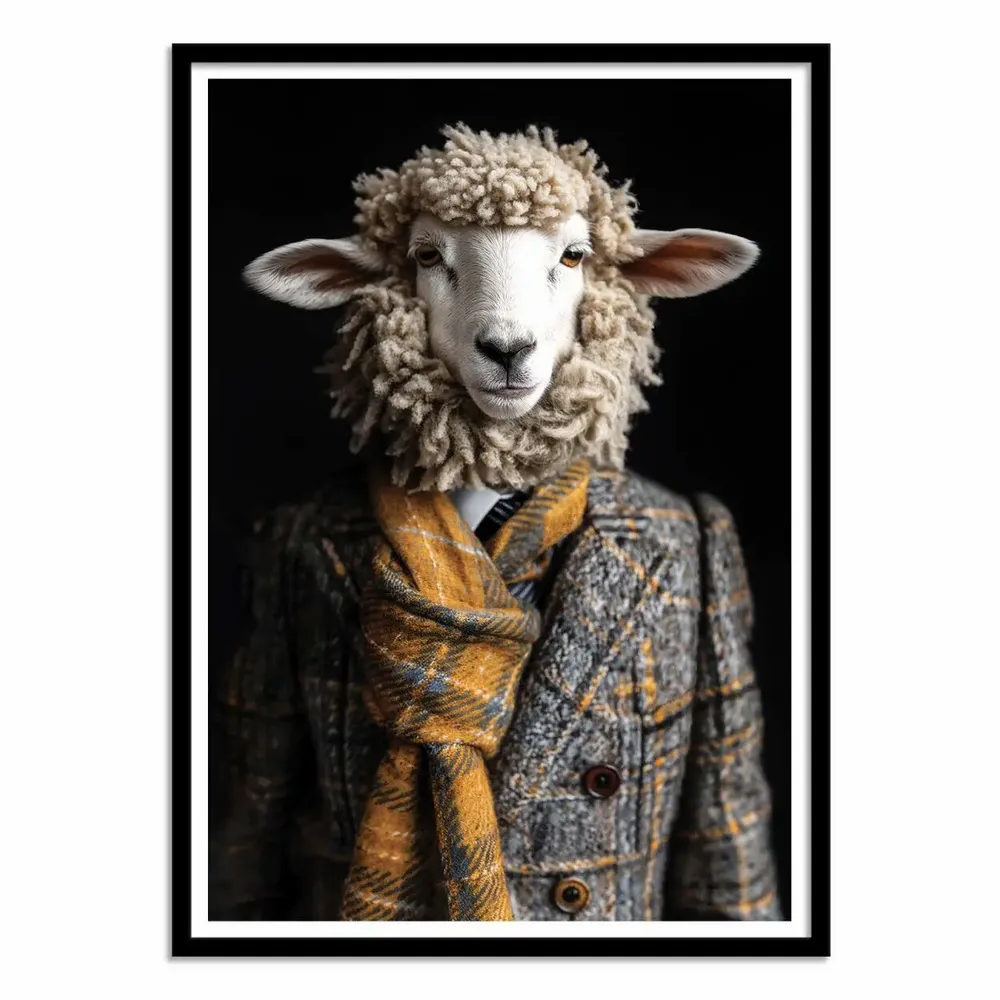 Poster - Art-Poster - Sheep Wild Suits - Philippe Hugonnard - WALL EDITIONS