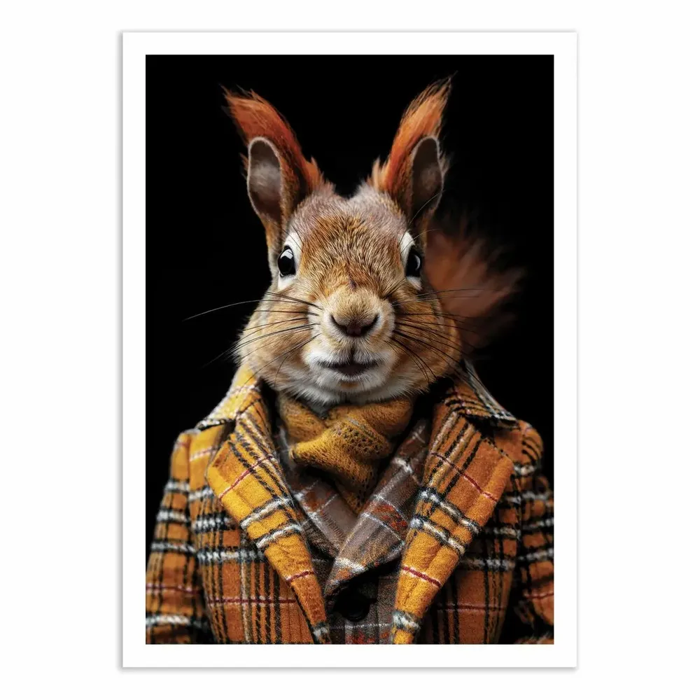 Affiches - Affiche - Squirrel Wild Suits - Philippe Hugonnard - WALL EDITIONS