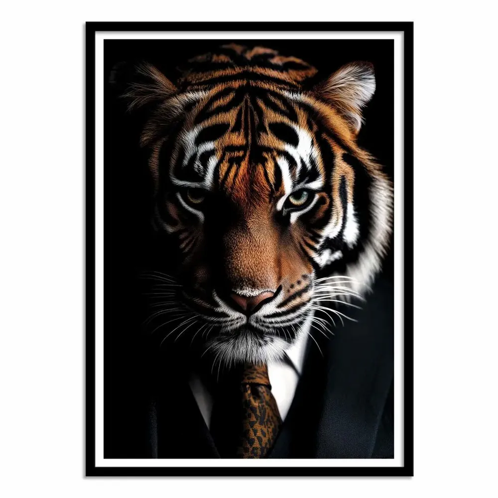 Poster - Art-Poster - Tiger Wild Suits - Philippe Hugonnard - WALL EDITIONS