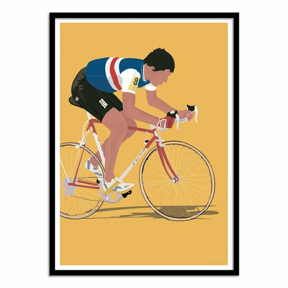 Affiches - Affiche - Cycliste - LPX Illustration - WALL EDITIONS