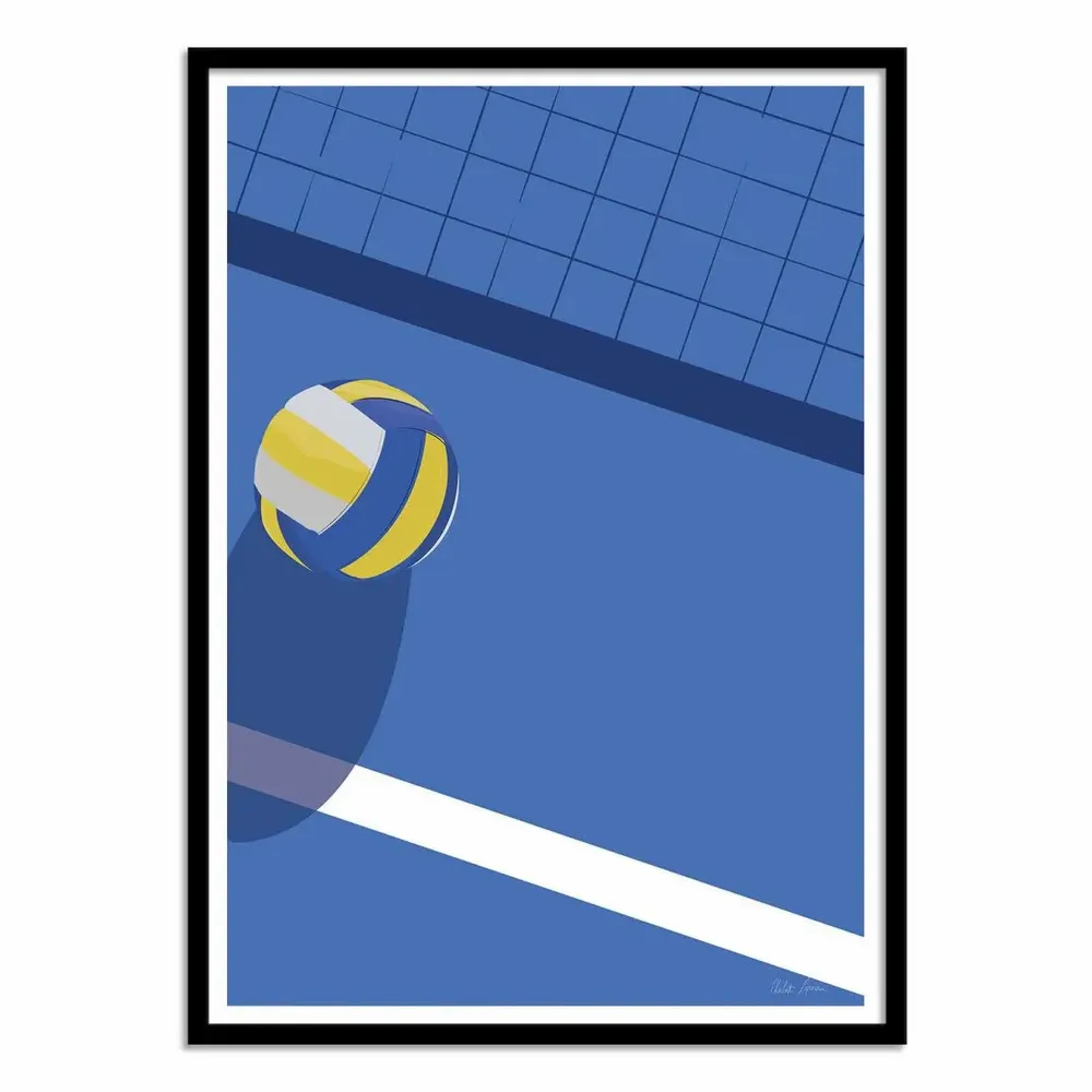Poster - Art-Poster - Volley Ball - LPX Illustration - WALL EDITIONS