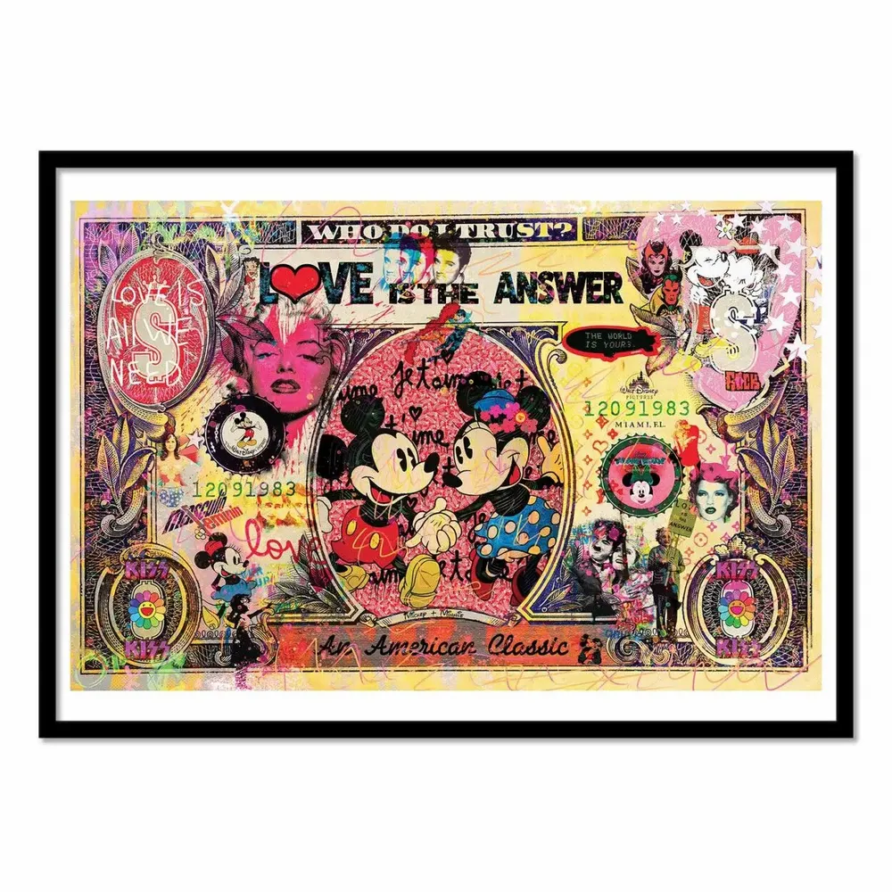 Poster - Art-Poster - Love is the answer - Mr Pablo Costa - WALL EDITIONS