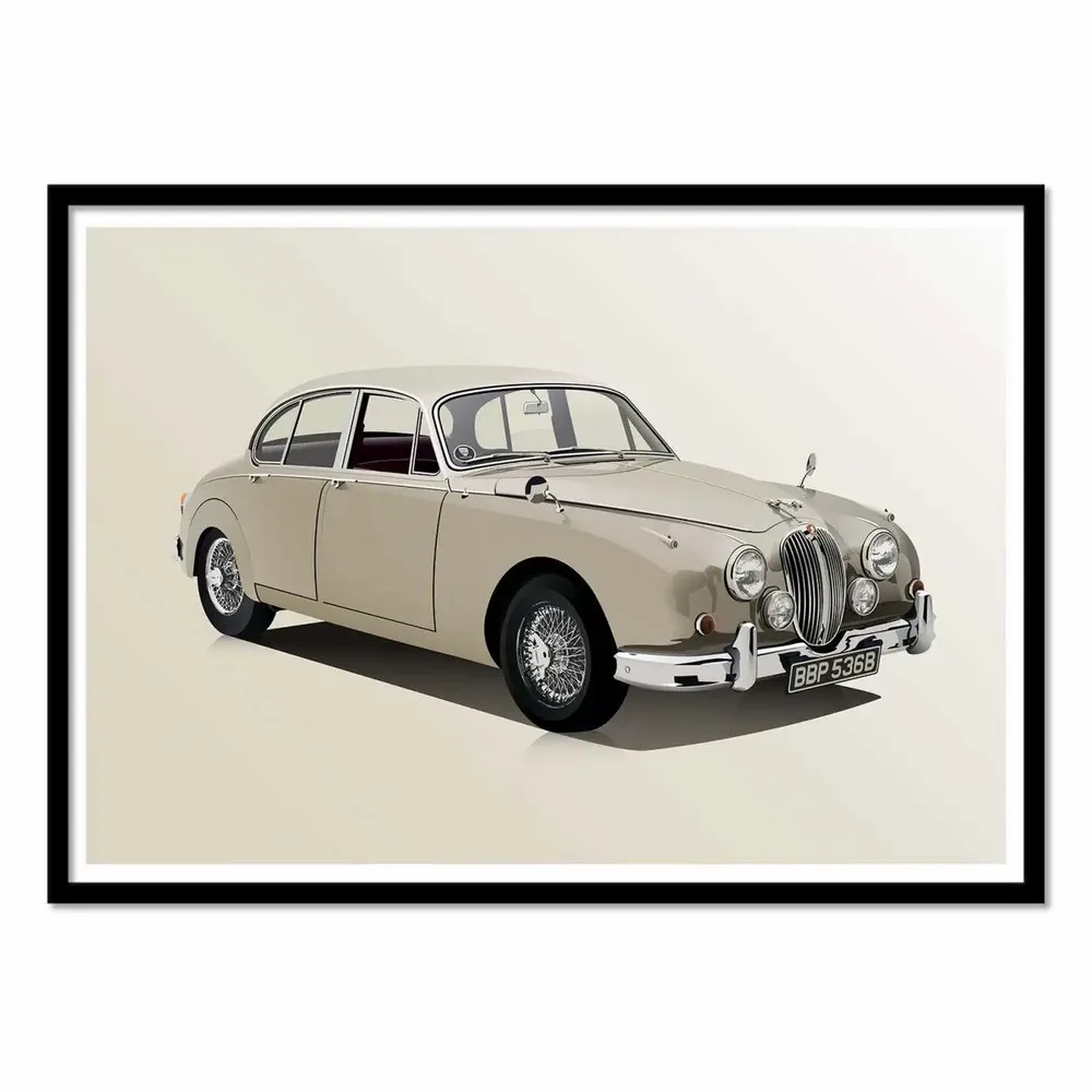Poster - Art-Poster - Jaguar MK2 - Artmoric - WALL EDITIONS