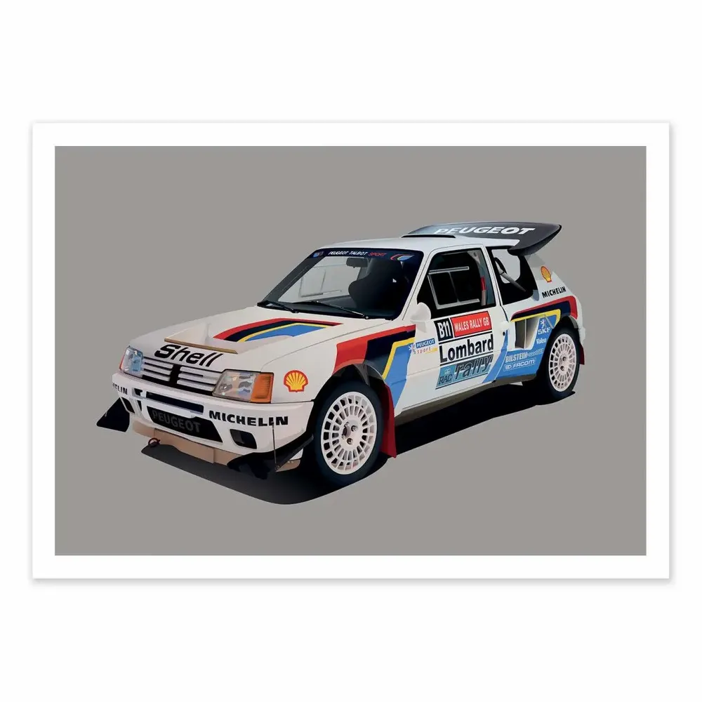 Affiches - Affiche - Peugeot 205 T16 - Artmoric - WALL EDITIONS