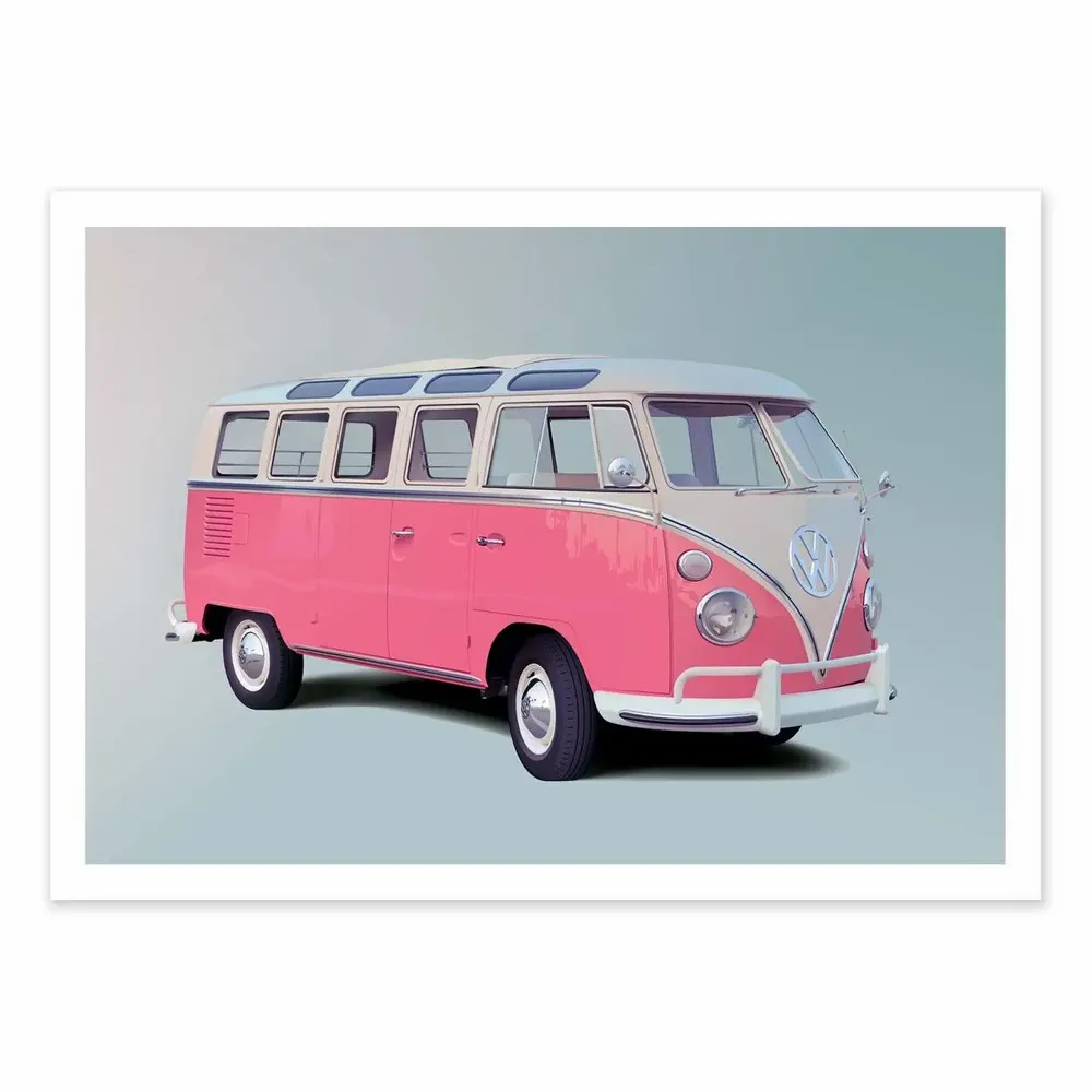 Poster - Art-Poster - Volkswagen Type 2 - Artmoric - WALL EDITIONS