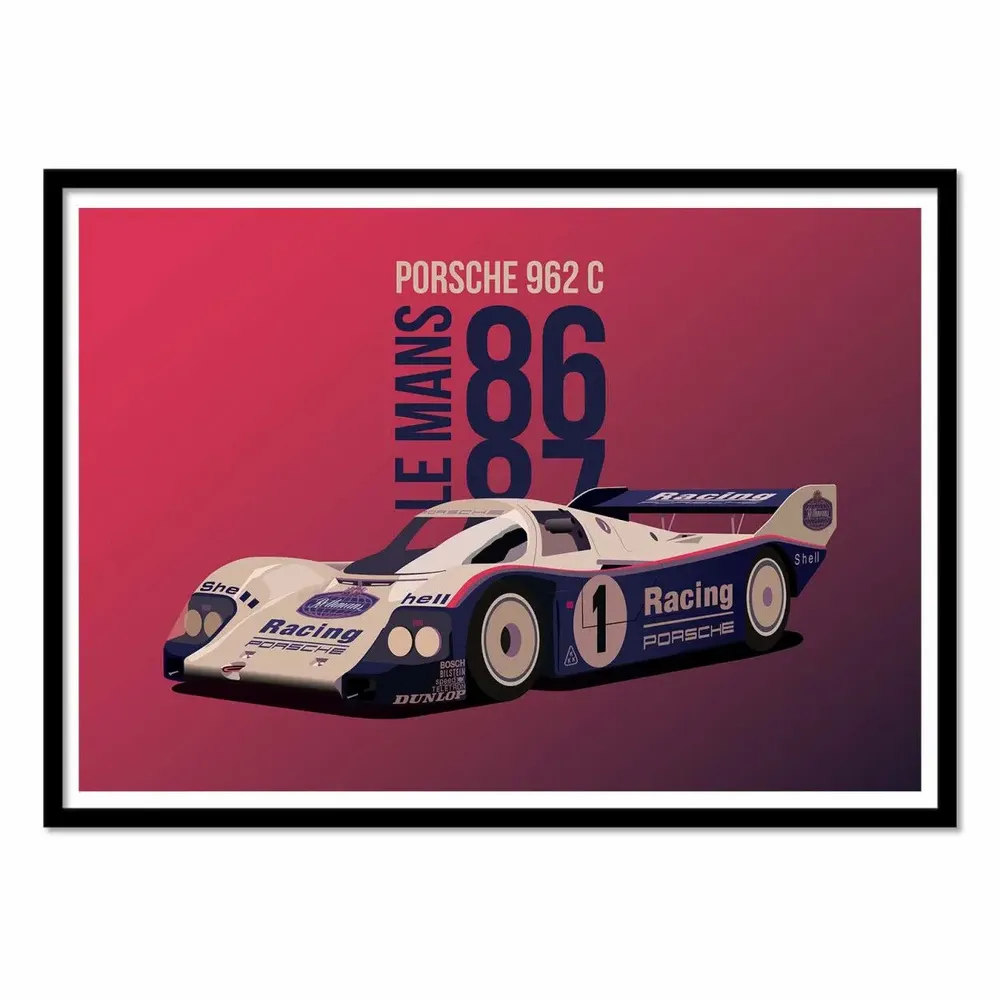 Affiches - Affiche - Porsche 962C - Artmoric - WALL EDITIONS