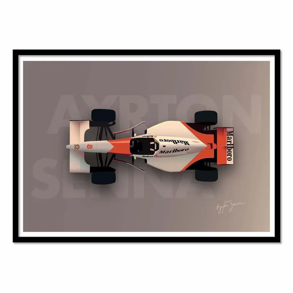 Poster - Art-Poster - Ayrton Senna - Artmoric - WALL EDITIONS